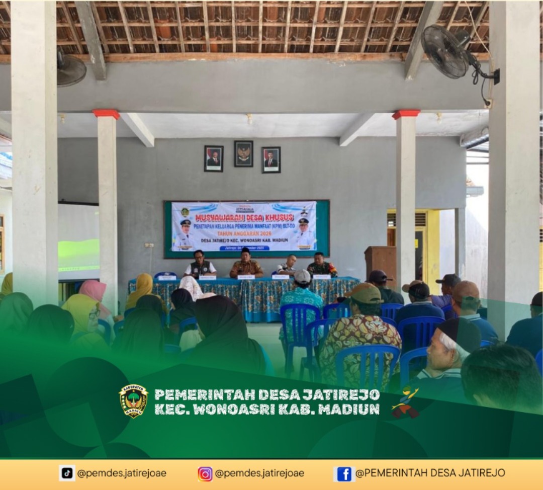 MUSDESUS PENETAPAN KPM BLT-DD TH. 2026 TUNTAS, KPM RESMI TERPILIH BERDASARKAN SKALA PRIORITAS