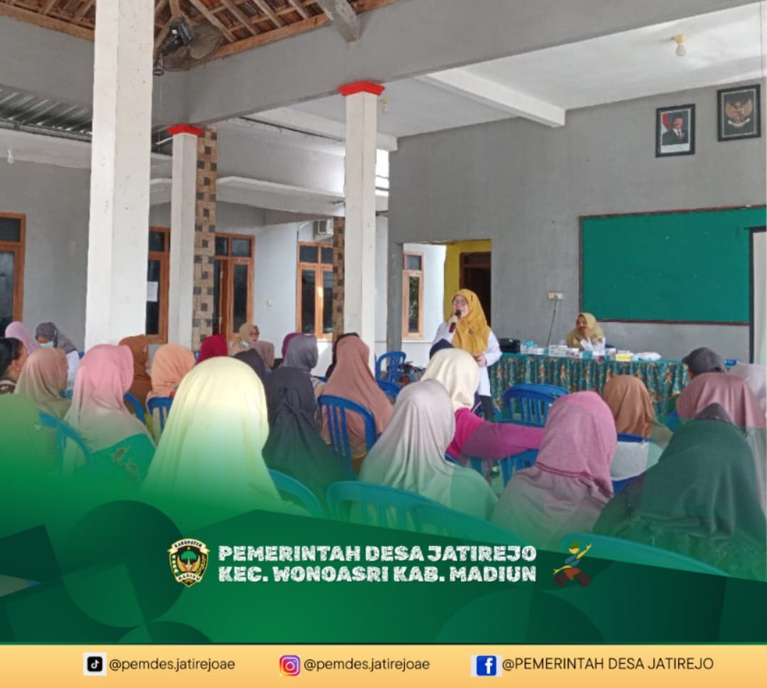 DETEKSI DINI DAN PEMANTAUAN RUTIN : KUNCI SUKSES PROLANIS PUSKESMAS WONOASRI BERSAMA PEMERINTAH DESA JATIREJO KEC. WONOASRI KAB. MADIUN