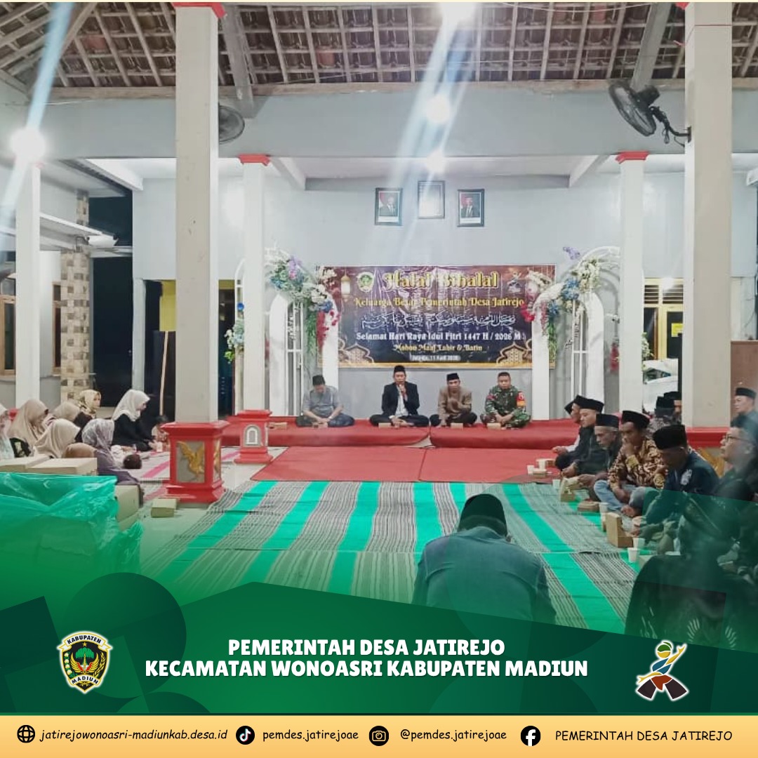 MASIH DALAM BULAN SYAWAL, PEMDES JATIREJO ADAKAN HALAL BIHALAL