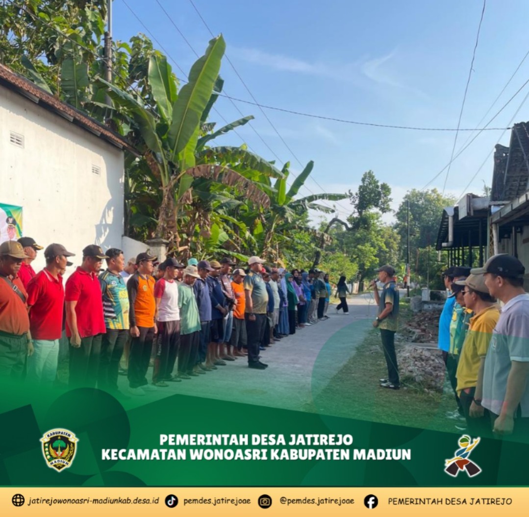 PEMDES JATIREJO TINGKATKAN KESADARAN HIDUP SEHAT BAGI MASYARAKAT MELALUI GOTONG ROYONG KERJA BHAKTI